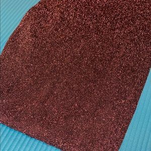 Pink and black glittery crop top